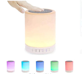 Smart Touch Control Night light bluetooth speakers